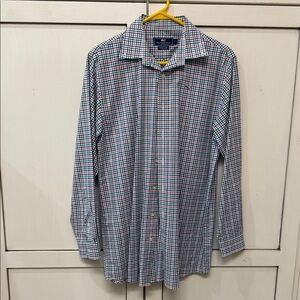 Vineyard Vines Blue and Red Checkered Men's Shirt